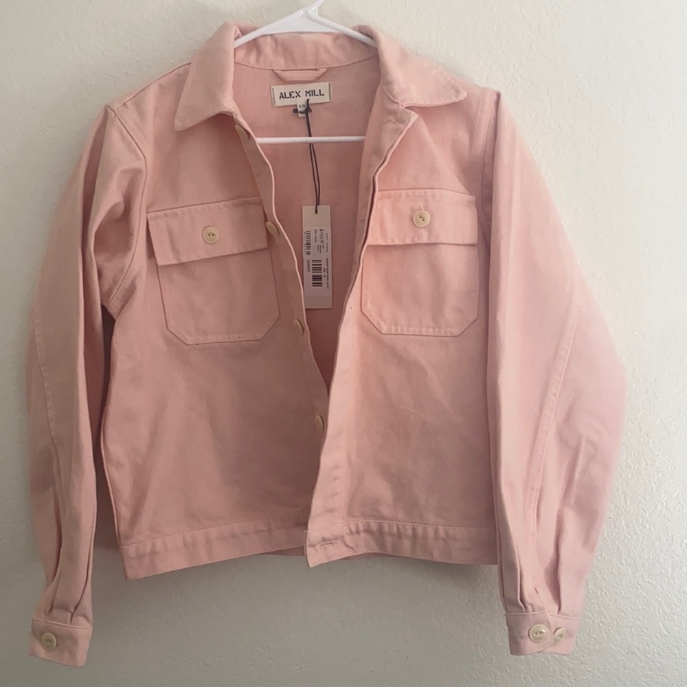 Alex Mill Pink Jean Jacket